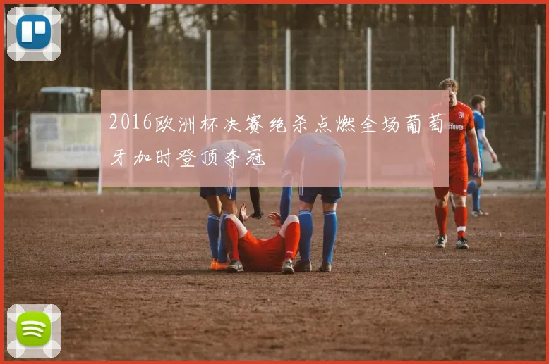 2016欧洲杯决赛绝杀点燃全场葡萄牙加时登顶夺冠
